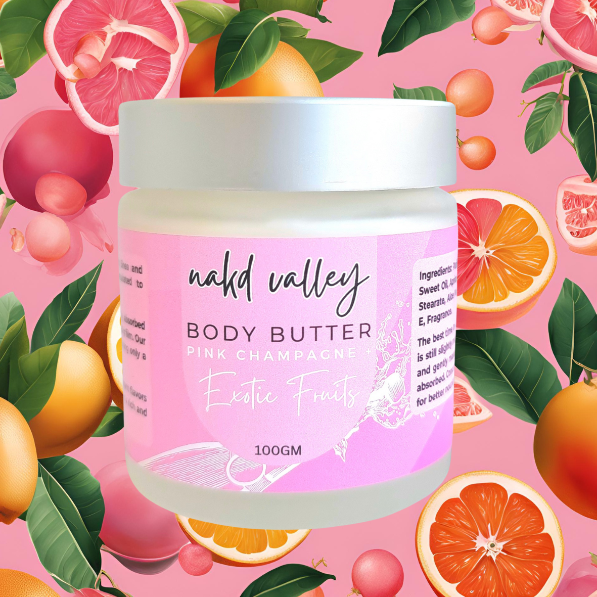 Body Butter Pink Champagne + Exotic Fruits