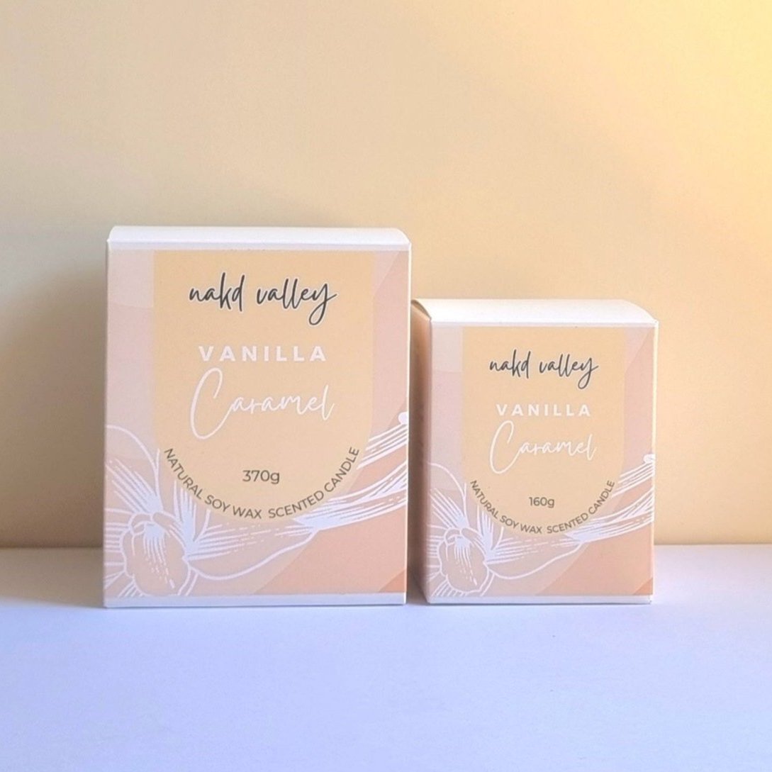 Scented Soy Candle Vanilla Caramel