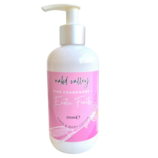 Hand + Body Lotion Pink Champagne + Exotic Fruits