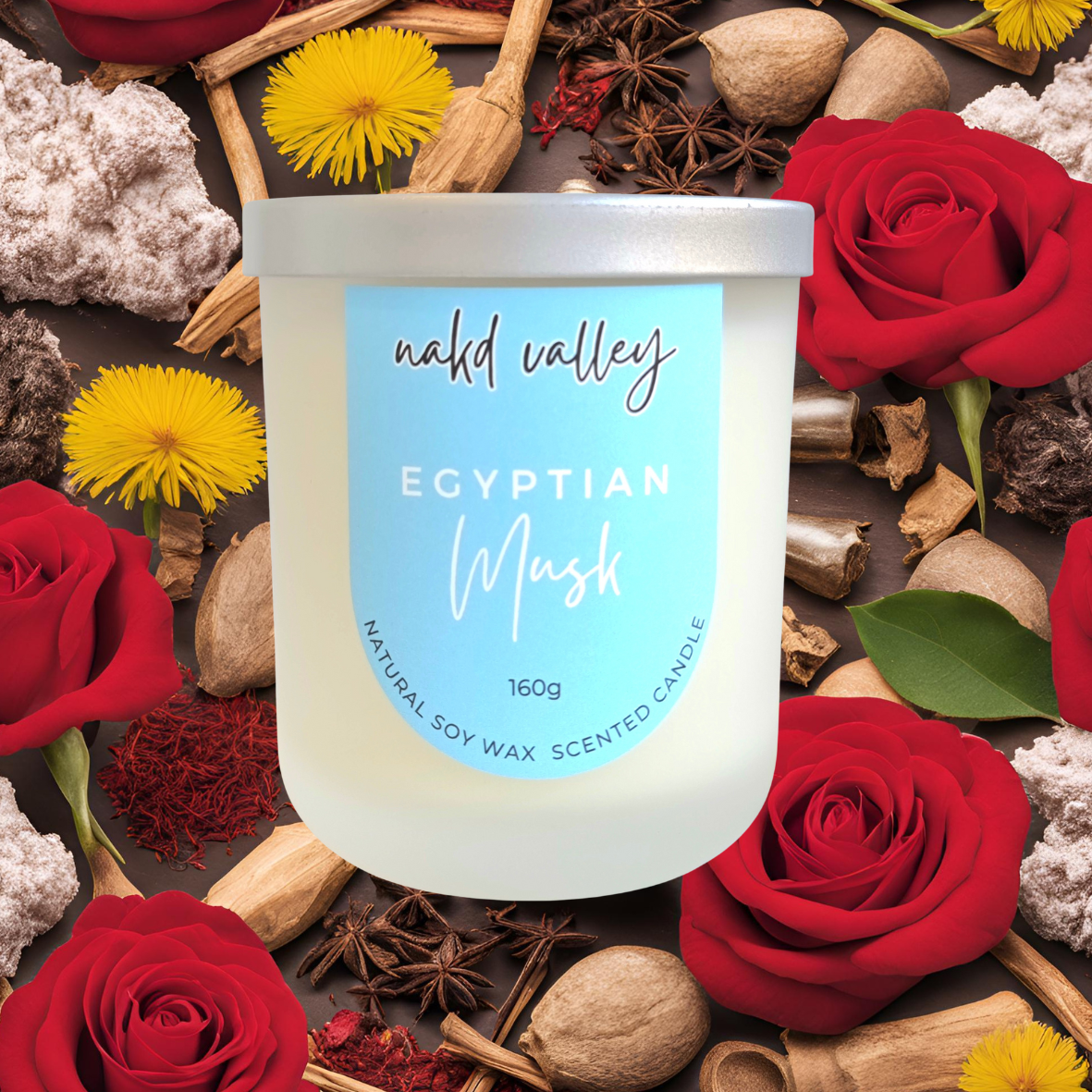 Scented Soy Candle Egyptian Musk