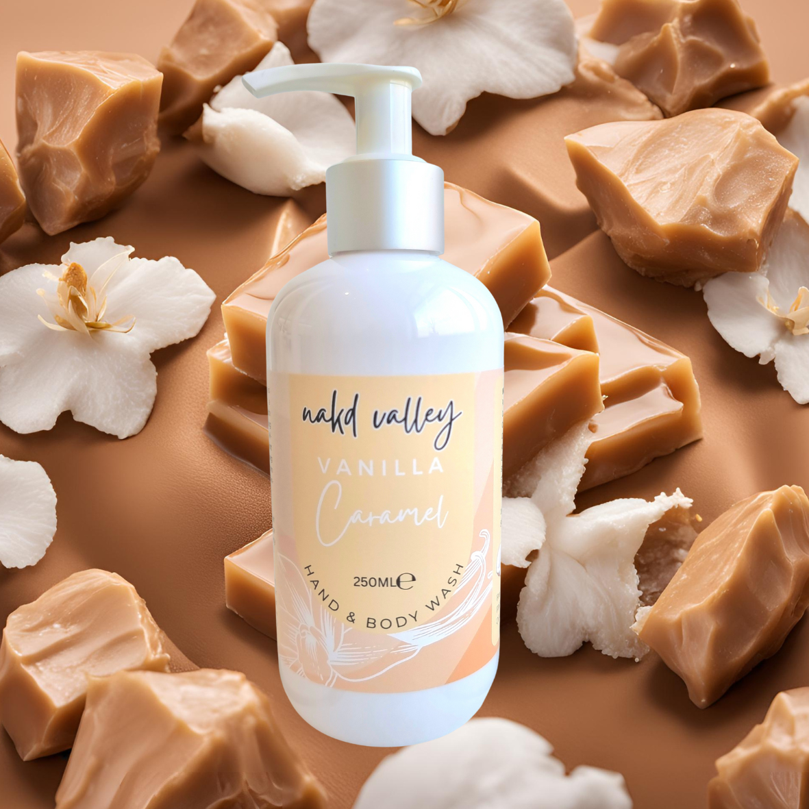 Hand + Body Wash Vanilla Caramel