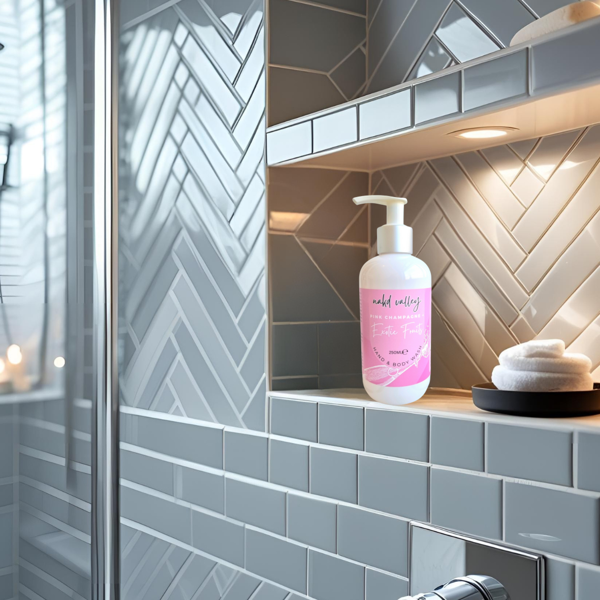 Hand + Body Wash Pink Champagne + Exotic Fruits