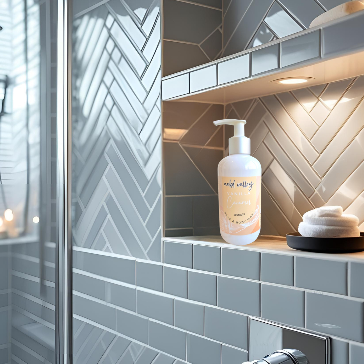Hand + Body Wash Vanilla Caramel
