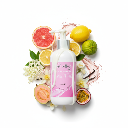 Hand + Body Lotion Pink Champagne + Exotic Fruits