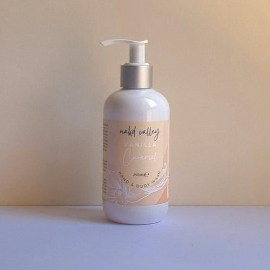 Hand + Body Wash Vanilla Caramel