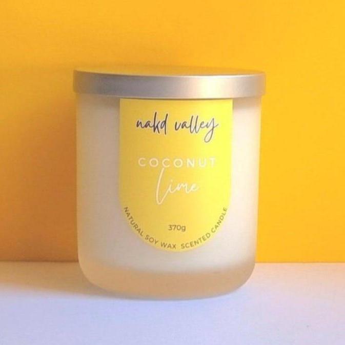 Scented Soy Candle Coconut Lime