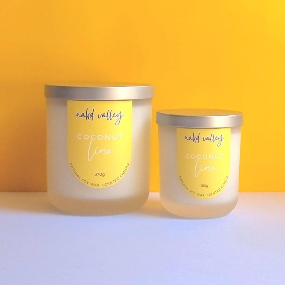 Scented Soy Candle Coconut Lime