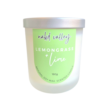 Scented Soy Candle Lemongrass + Lime