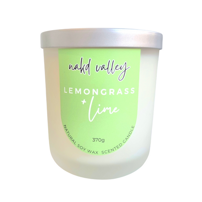 Scented Soy Candle Lemongrass + Lime