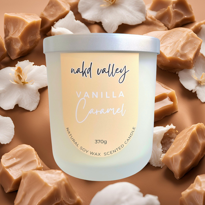 Scented Soy Candle Vanilla Caramel