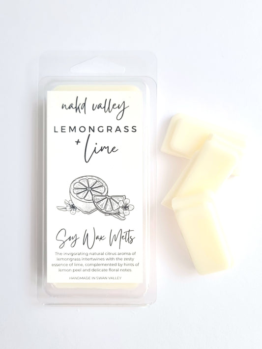 Soy Wax Melts - Lemongrass + Lime