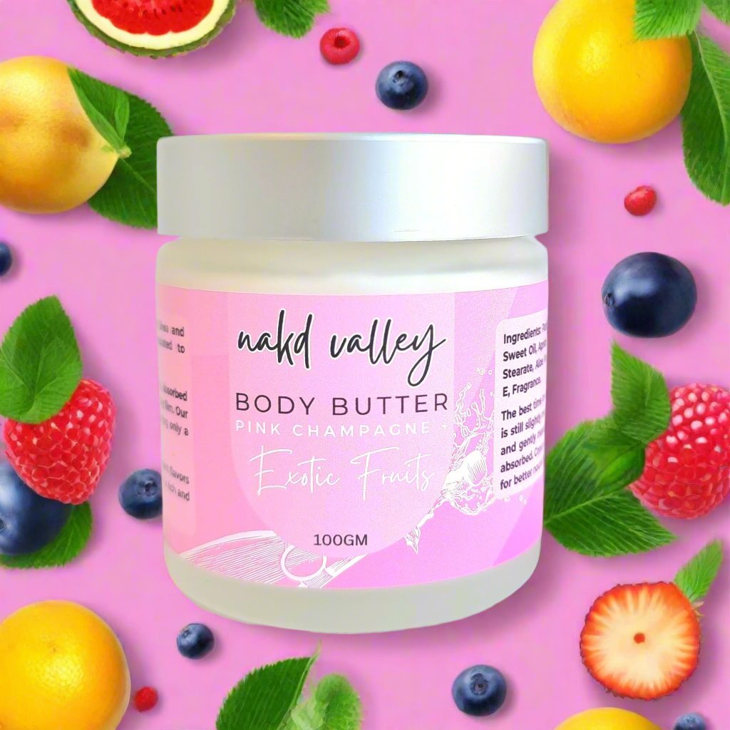 Body Butter Pink Champagne + Exotic Fruits