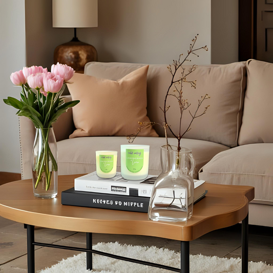 Scented Soy Candle Lemongrass + Lime