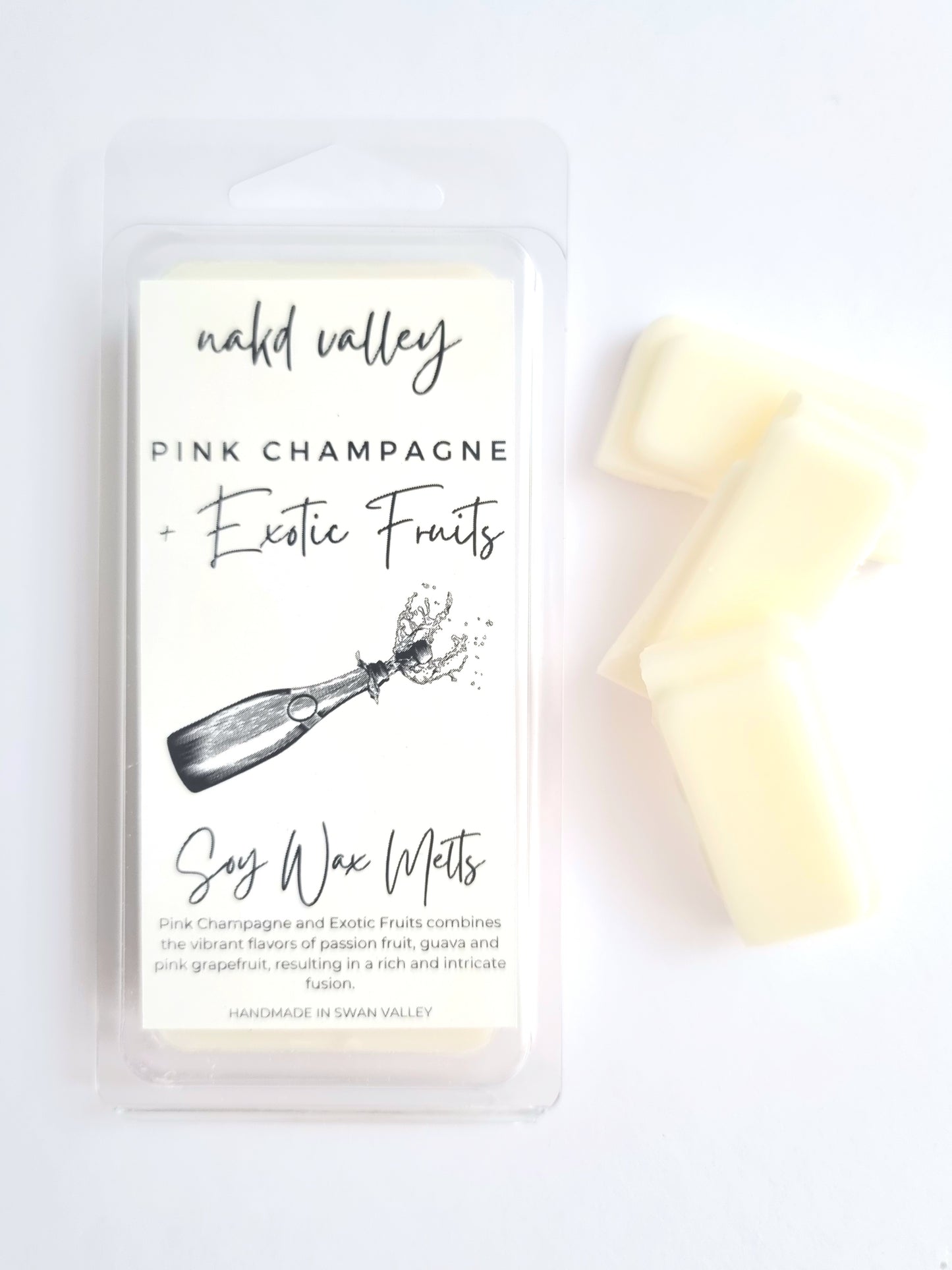 Soy Wax Melts - Pink Champagne + Exotic Fruits