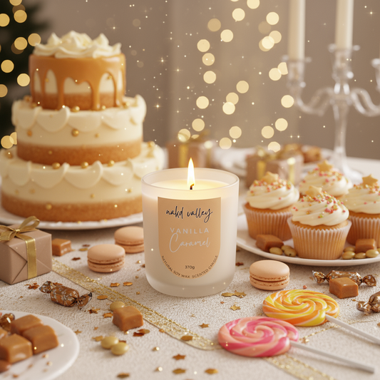 Scented Soy Candle Vanilla Caramel