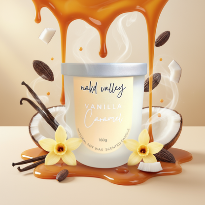 Scented Soy Candle Vanilla Caramel